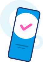 Confirmação chegando no celular